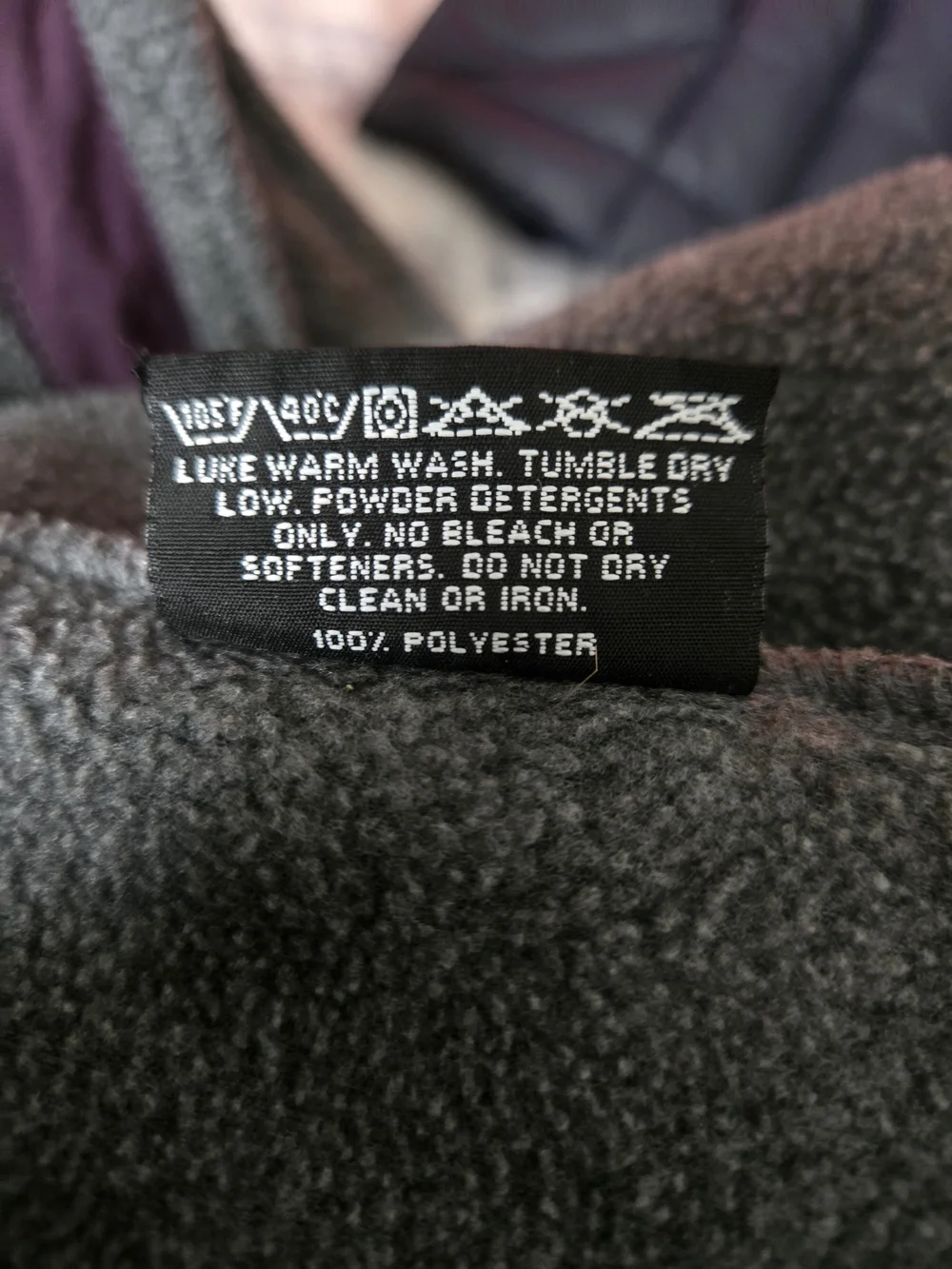 Jack Wolfskin Gray Fleece Zip Jacket 2x 3x (See Measurements)